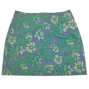 Vintage Lilly Pulitzer Rockin Lobster Purple
Green Daisy Skirt 8